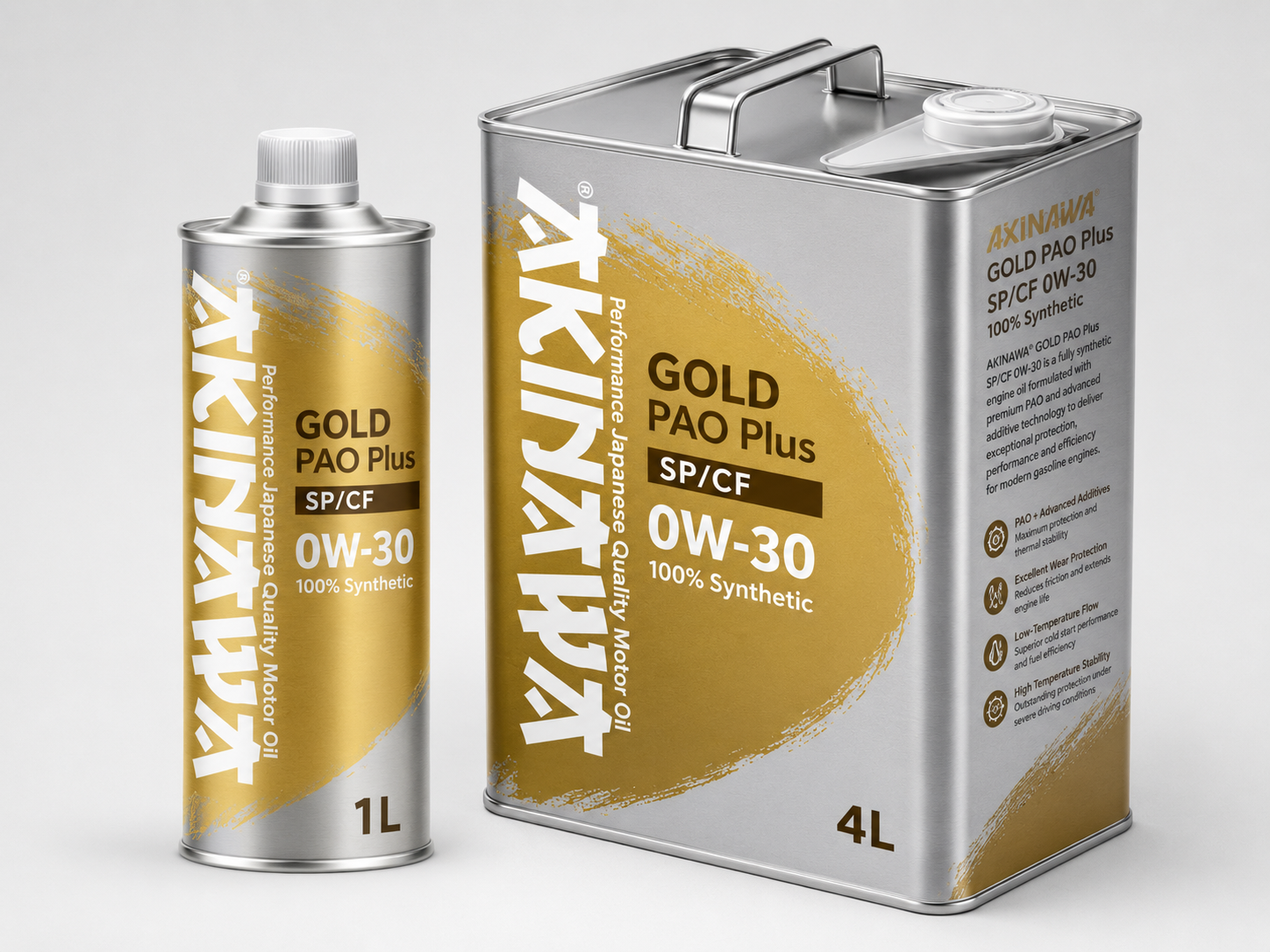 AKINAWA® GOLD PAO Plus SP/CF 0W-30 100% Synthetic