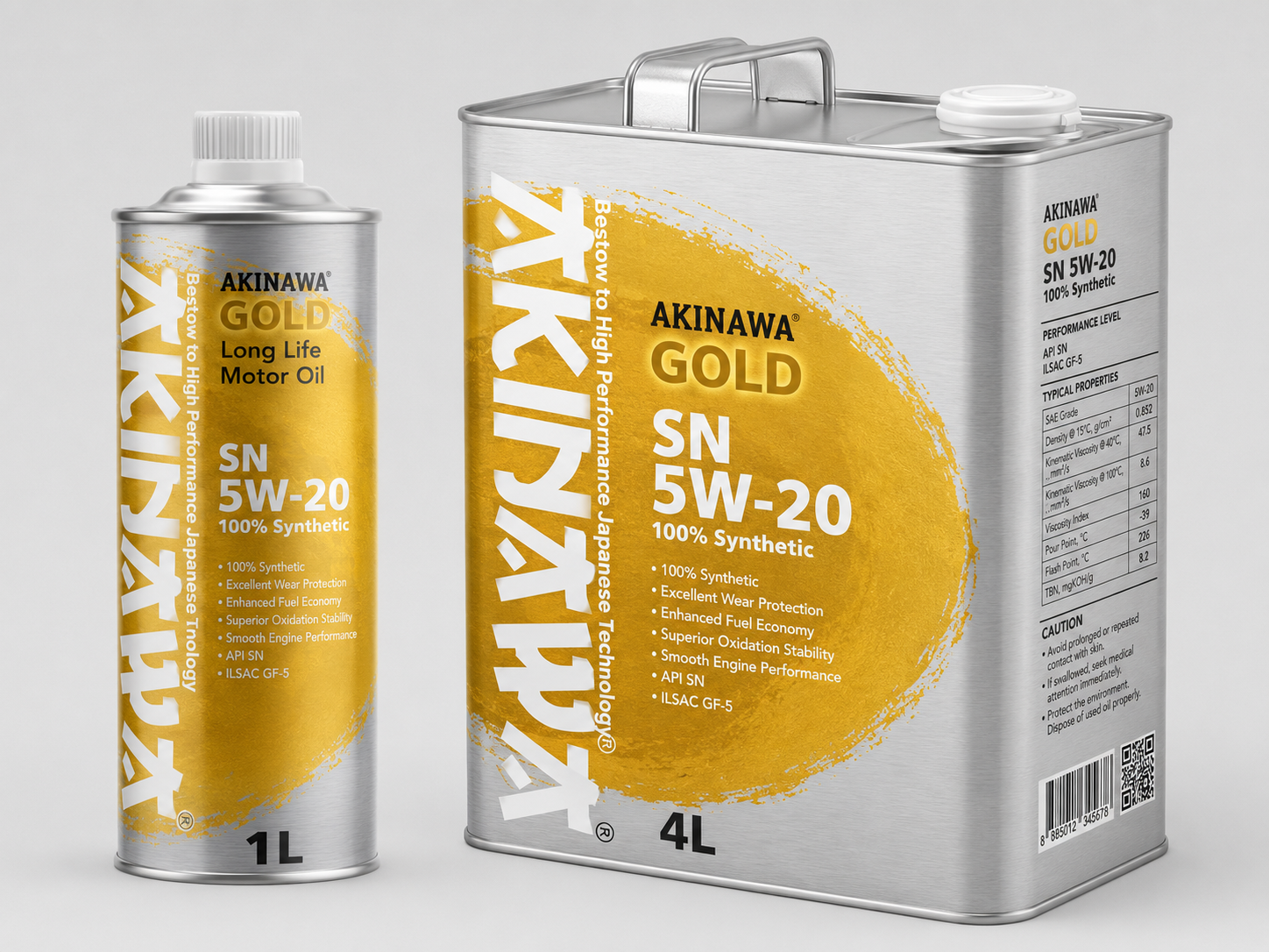 AKINAWA® GOLD SN 5W-20 100% Synthetic