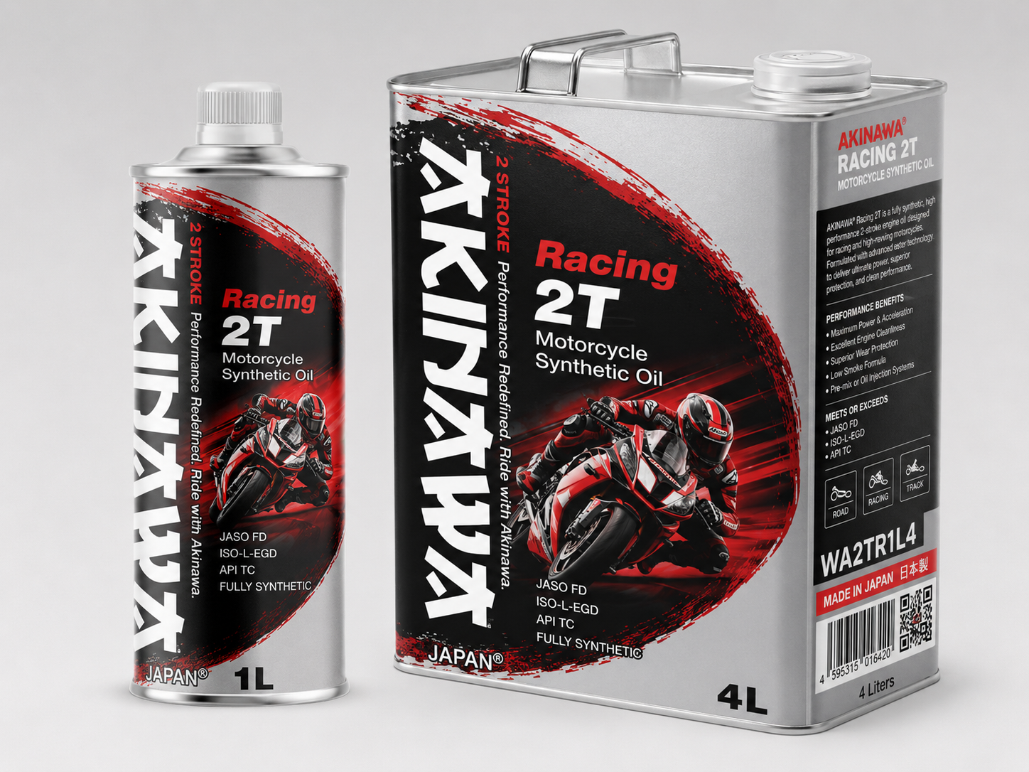 AKINAWA Racing 2T Motorcycle Synthetic Oil