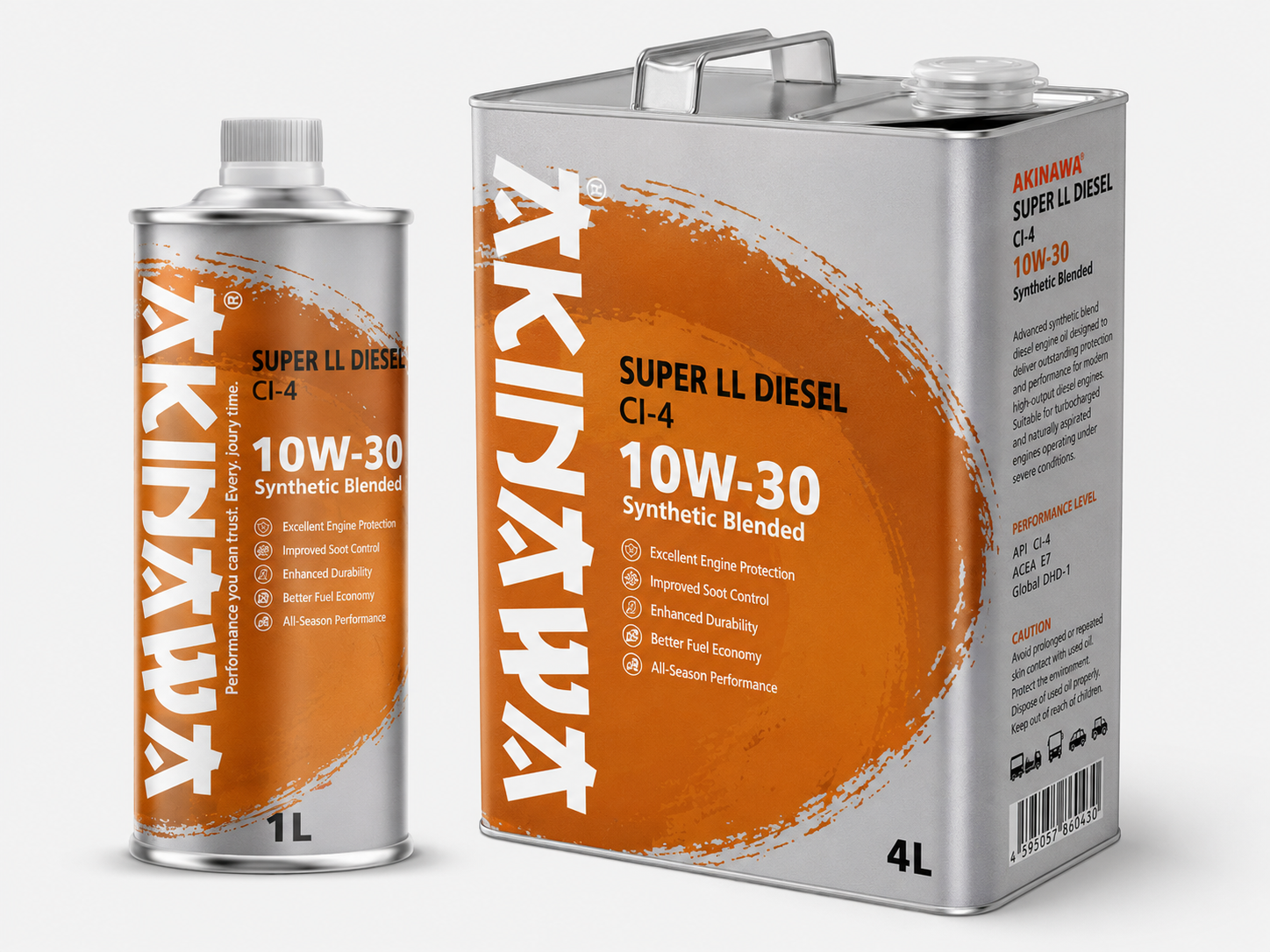 AKINAWA SUPER LL DIESEL CI-4 10W-30 Synthetic Blended